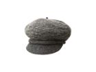 Scala Boiled Wool Two-tone Newsboy (charcoal) Caps