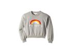Spiritual Gangster Kids Rainbow Billow Sweater (little Kids/big Kids) (medium Heather Grey) Girl's Sweater