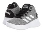Adidas Kids Cloudfoam Refresh Mid (little Kid/big Kid) (black/white/black) Kids Shoes
