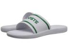 Lacoste L.30 Slide 118 2 (white/green) Men's Shoes