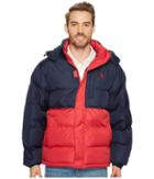 U.s. Polo Assn. Color Block Short Bubble Jacket (chilli Pepper) Men's Coat