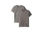 Calvin Klein Underwear Cotton Stretch Short Sleeve Crew (grey Sky) Men's Clothing