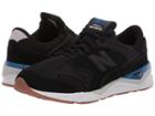 New Balance Kids Gsx90rv1 (big Kid) (black/classic Blue) Boys Shoes