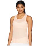 Adidas Response Light Speed Tank Top (clear Orange/colored Heather) Women's Sleeveless