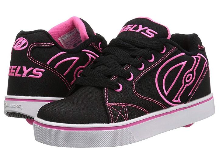 Heelys Vopel (little Kid/big Kid/adult) (black/pink/white) Girls Shoes
