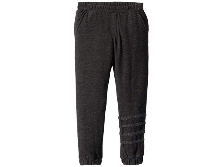 Chaser Kids Extra Soft Joggers With Leg Stripes (toddler/little Kids) (black) Boy's Casual Pants