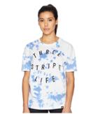 Adidas 3sl Festival Tee (white/hi-res Blue) Women's T Shirt