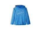Nike Kids Dri-fittm Breathe Long Sleeve Hoodie (little Kids) (game Royal Heather) Boy's Sweatshirt