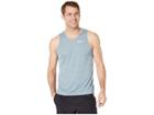 Nike Dry Miler Tank Top (aviator Grey/heather/hasta/reflective Silver) Men's Sleeveless