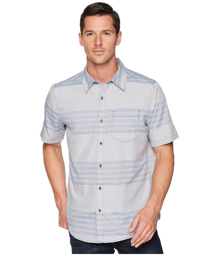 Marmot Barnabe Short Sleeve (steel Onyx Heather) Men's Clothing