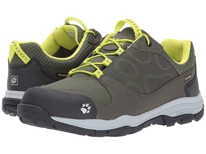 Jack Wolfskin Kids Akka Waterproof Low (toddler/little Kid/big Kid) (woodland Green) Boys Shoes