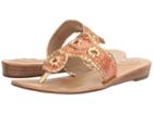 Jack Rogers Carissa (fire Coral/gold) Women's Sandals