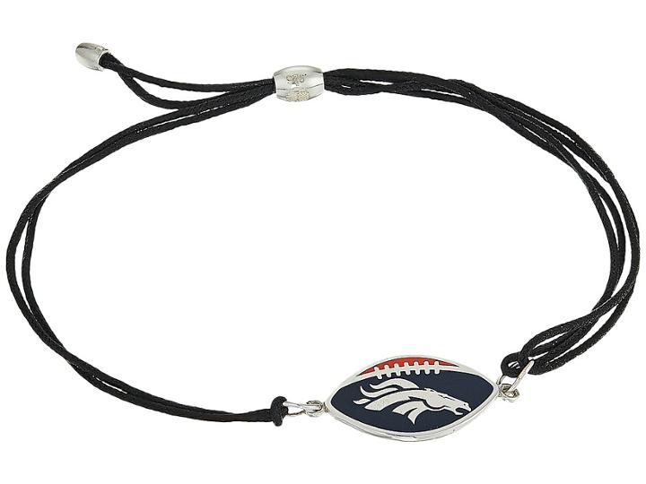 Alex And Ani Kindred Cord Denver Broncos Bracelet (sterling Silver) Bracelet