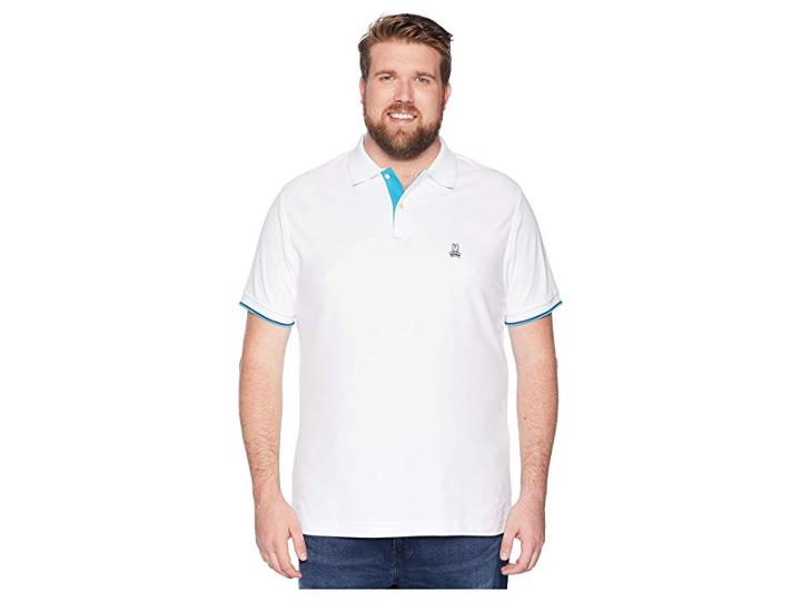 Psycho Bunny Big And Tall St Croix Polo (white) Men's Clothing