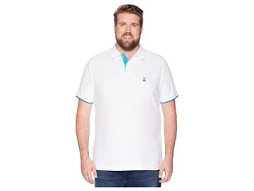 Psycho Bunny Big And Tall St Croix Polo (white) Men's Clothing