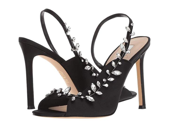 Nina Deanne (black Satin) High Heels