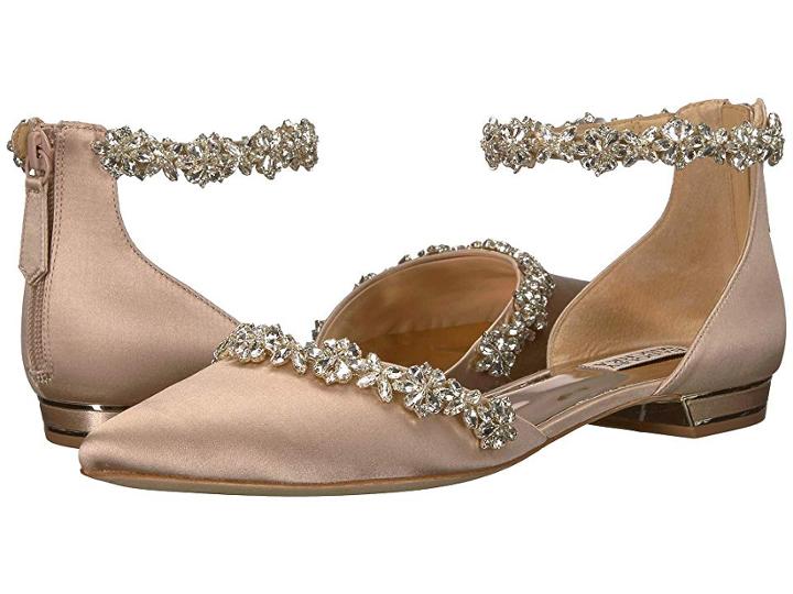 Badgley Mischka Vivien (latte Satin) High Heels