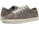 Soludos Perforated Lace-up Sneaker (dove Gray) Women's Lace Up Casual Shoes