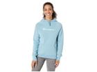 Champion Powerblend Fleece Pullover Hoodie (cornflower Teal) Women's Sweatshirt