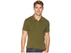 Scotch & Soda Classic Garment-dyed Pique Polo (army) Men's Short Sleeve Pullover