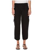 Sanctuary Terrain Linen Crop Pants (black) Women's Casual Pants