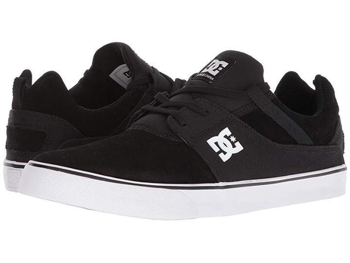 Dc Heathrow Vulc Se (black/black/white) Men's Skate Shoes
