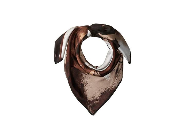 Vince Camuto Painterly Floral Square (taupe) Scarves