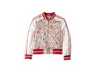 Urban Republic Kids Sateen Color Block Bomber (little Kids/big Kids) (floral Print) Girl's Coat