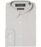 Nick Graham Micro Dot Print Stretch Shirt (grey) Men's Clothing