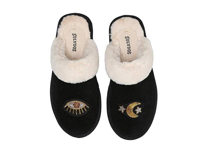 Soludos Celestial Cozy Slipper (black) Women's Shoes