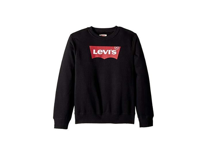 Levi's(r) Kids Branded Pullover (big Kids) (black Beauty) Boy's Clothing