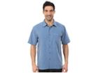 Quiksilver Waterman Centinela 4 Traditional Polynosic Woven Top (bluefin) Men's Clothing