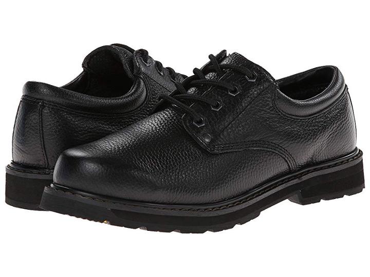 Dr. Scholl's Harrington (black Luxury Leather) Men's Lace Up Casual Shoes