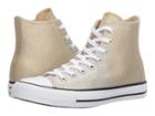 Converse Chuck Taylor(r) All Star Canvas Ombre Metallics Hi (light Gold/aged Gold/white) Women's Classic Shoes