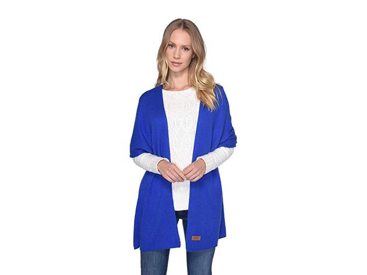 Ugg Luxe Wrap (electric Blue) Scarves