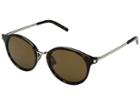 Saint Laurent Sl 57 (avana/silver/bronze) Fashion Sunglasses