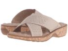 Softwalk Bozeman (sand Nubuck Leather) Women's Slide Shoes