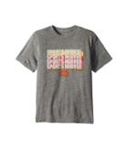 The Original Retro Brand Kids Espn Sports Heaven Short Sleeve Tri-blend Tee (big Kids) (streaky Grey) Boy's Clothing