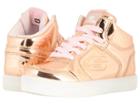 Skechers Kids Energy 10771l Lights (little Kid/big Kid) (rose Gold) Girl's Shoes