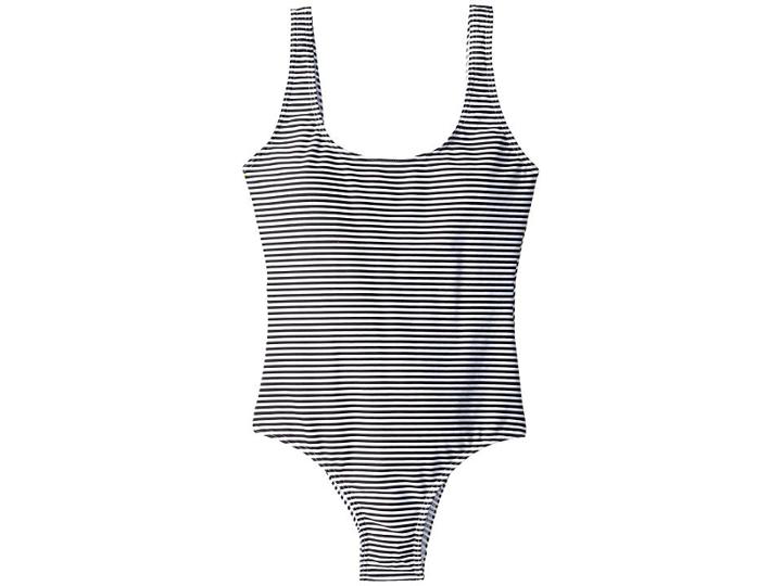 Rip Curl Classic Surf Tank One-piece (black/white) Women's Swimsuits One Piece