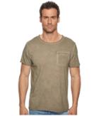 Threads 4 Thought Zeke Rainwash Pocket Crew T-shirt (brindle) Men's T Shirt