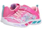 Skechers Kids Litebeams 10921l Lights (little Kid/big Kid) (neon Pink/multi) Girl's Shoes