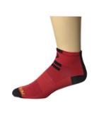 Pearl Izumi Elite Low Sock (red) Men's Crew Cut Socks Shoes