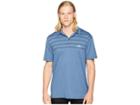 Quiksilver Waterman River Explorer Technical Polo (orion Blue Heather) Men's Clothing