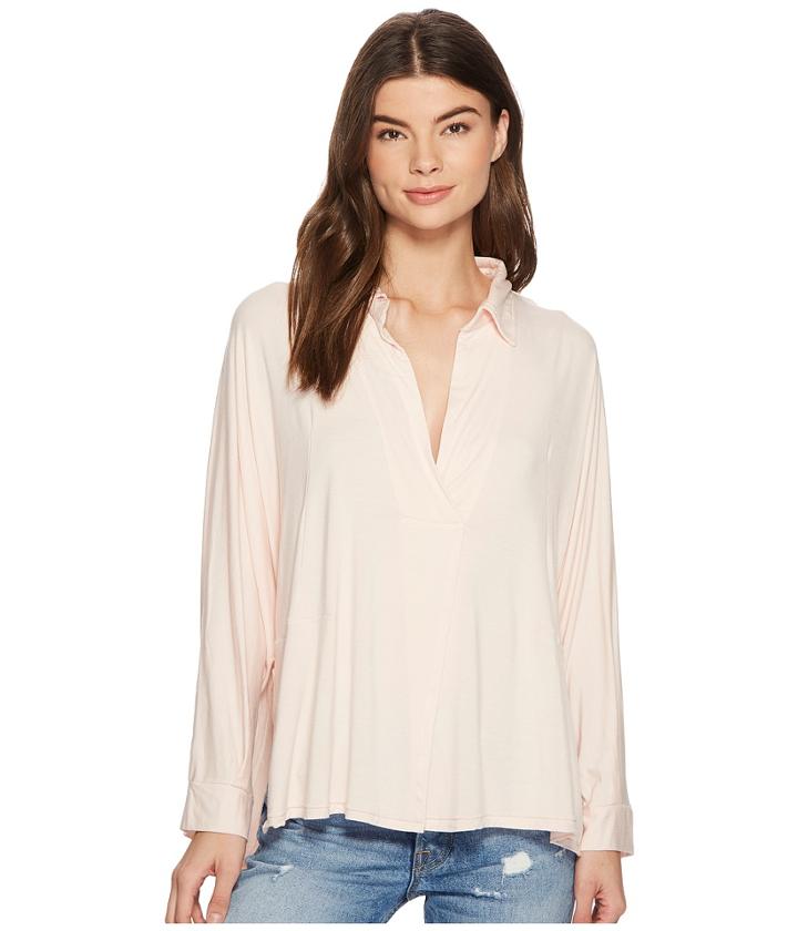 Free People Solid Can't Fool Me Tee (peach) Women's Clothing