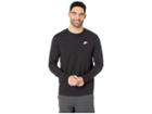 Nike Nsw Tee Long Sleeve Embroidered Futura (black/white) Men's T Shirt