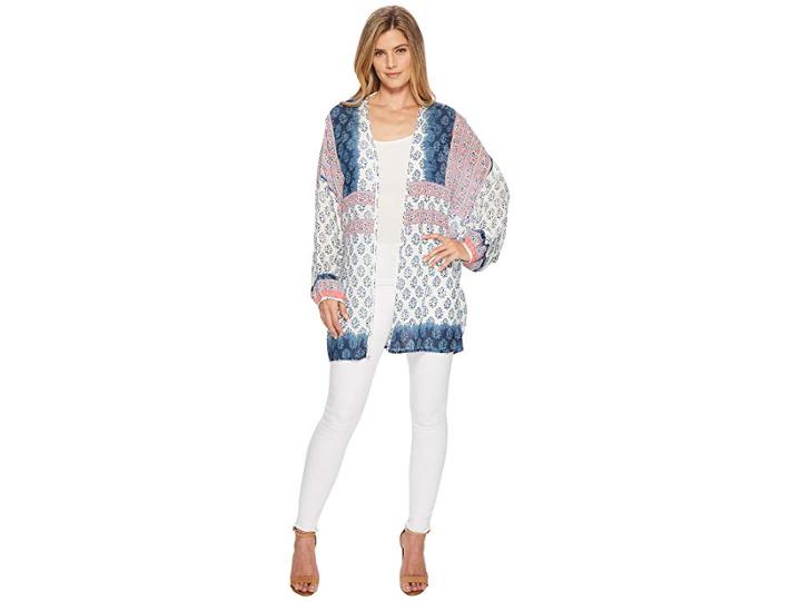 Tolani Brea Kimono (indigo) Women's Clothing