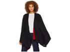 Calvin Klein Reversible Solid Shawl (black/rouge) Women's Clothing