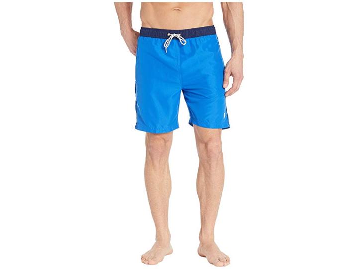 U.s. Polo Assn. Contrast Waistband Swim Shorts (blue Whale) Men's Swimwear