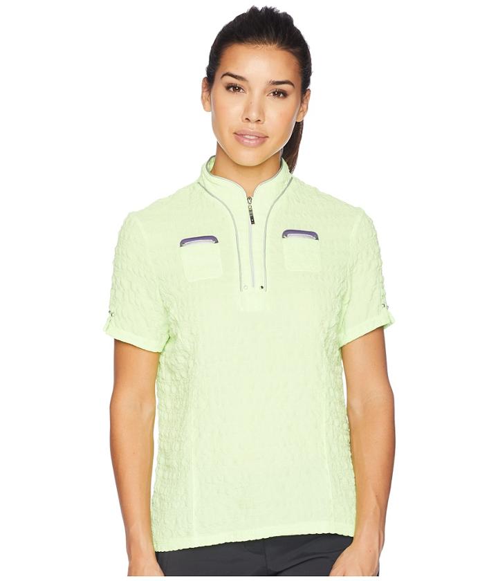 Jamie Sadock Pucker Up Textured Short Sleeve Top (shockwave) Women's Short Sleeve Pullover